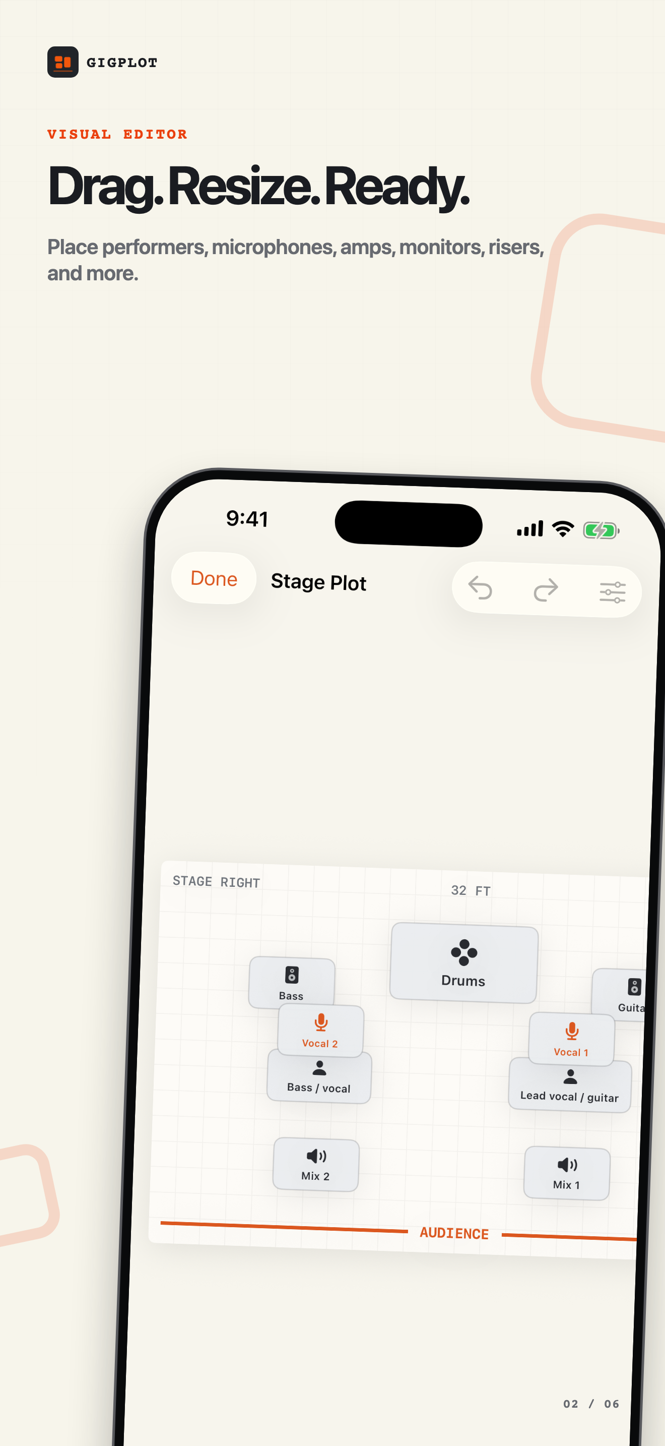 GigPlot: Stage Plot Maker screenshot 2