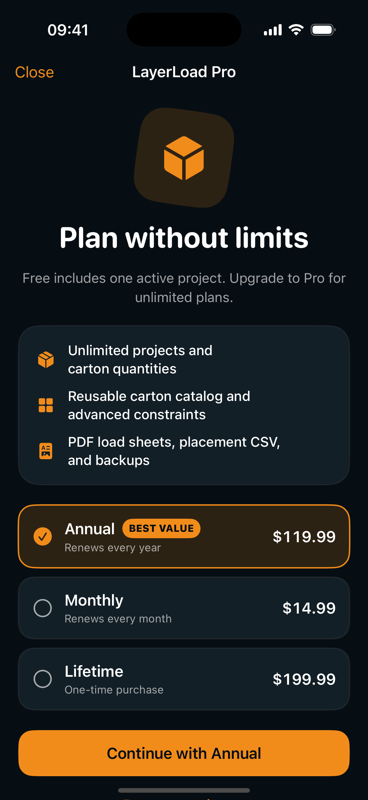LayerLoad: Pallet Planner screenshot 4