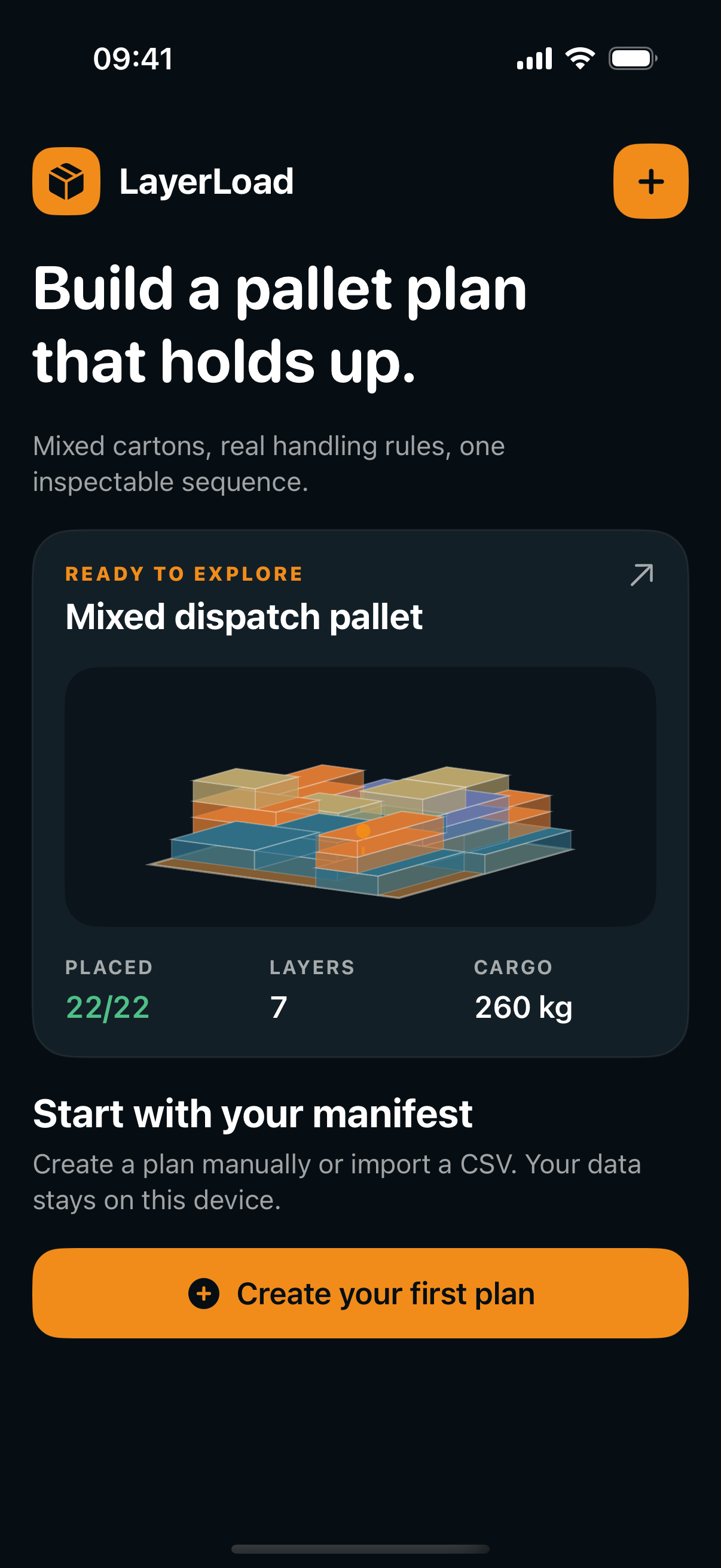 LayerLoad: Pallet Planner screenshot 1