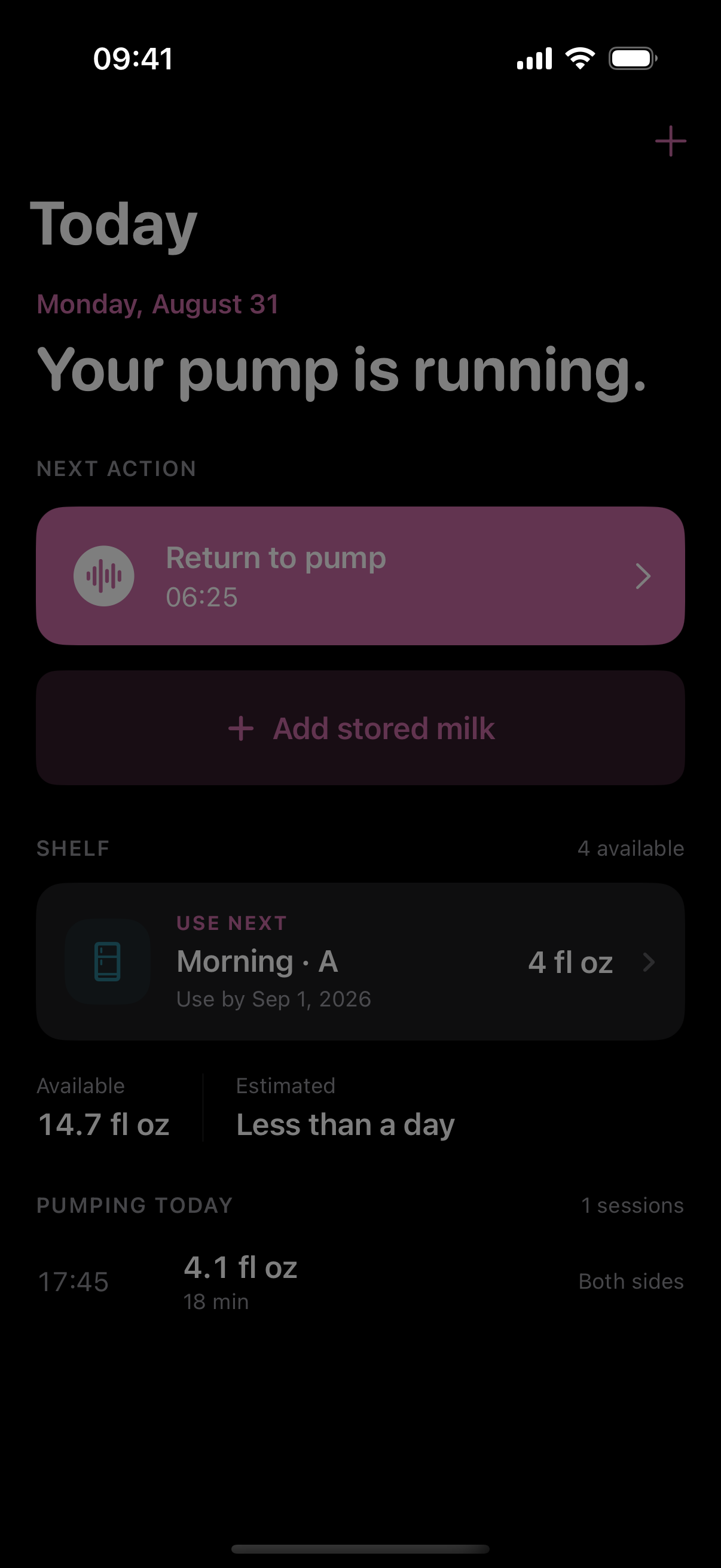 MilkShelf: Pumping Tracker screenshot 5