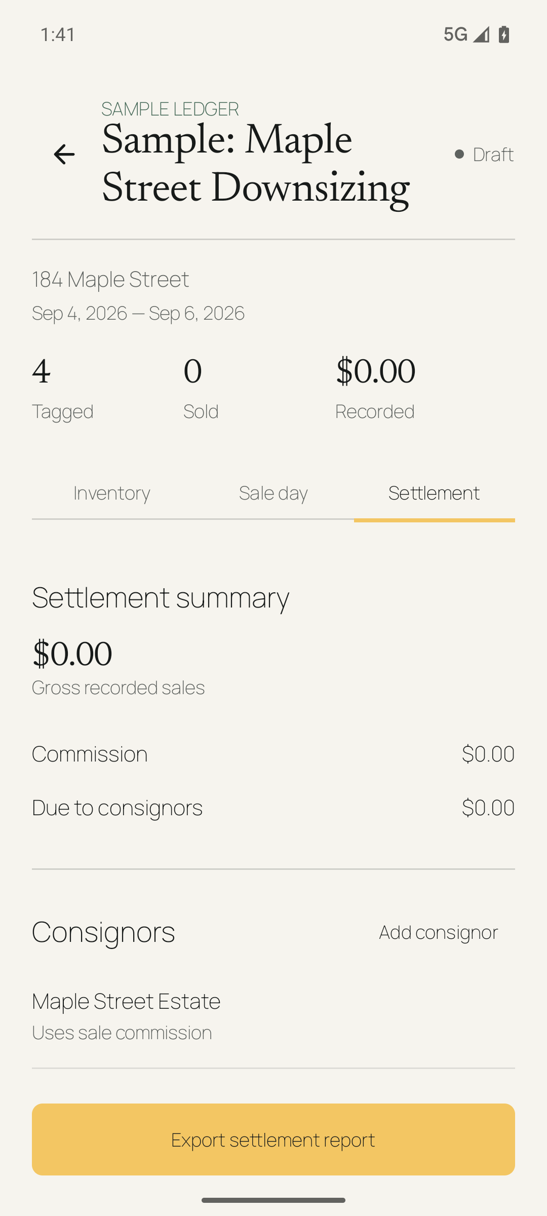 TagLedger: Estate Sale Manager screenshot 5
