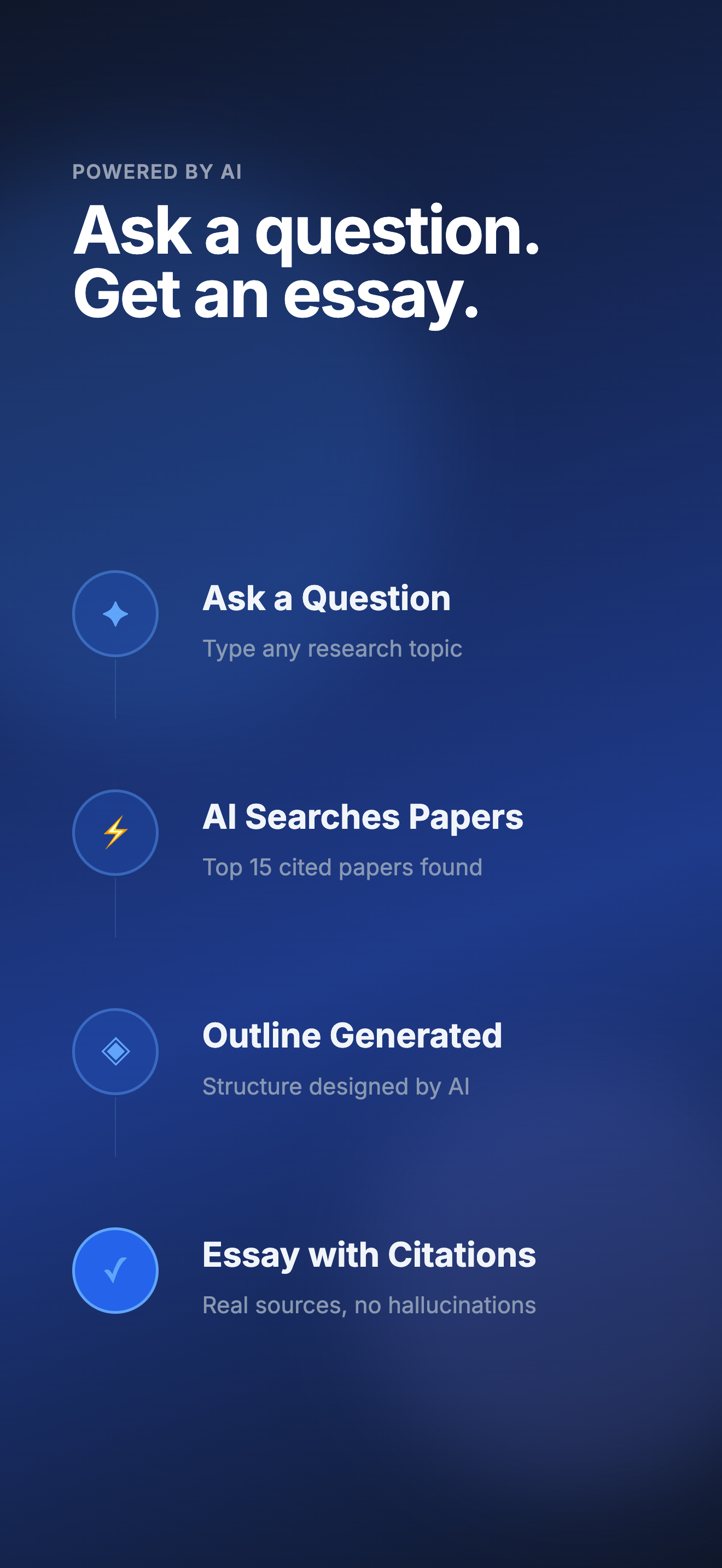Truessay: Academic AI Writer screenshot 3